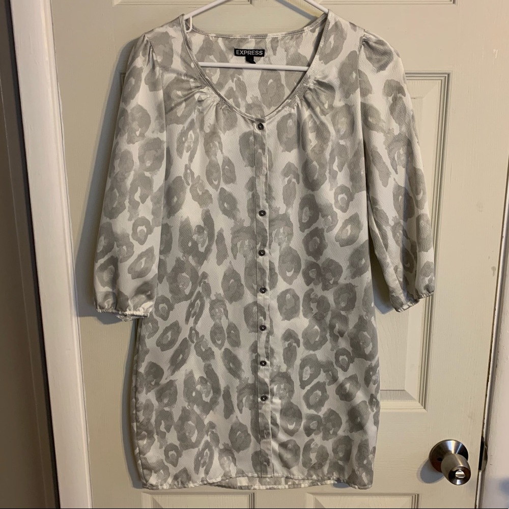 EXPRESS LEOPARD DRESS